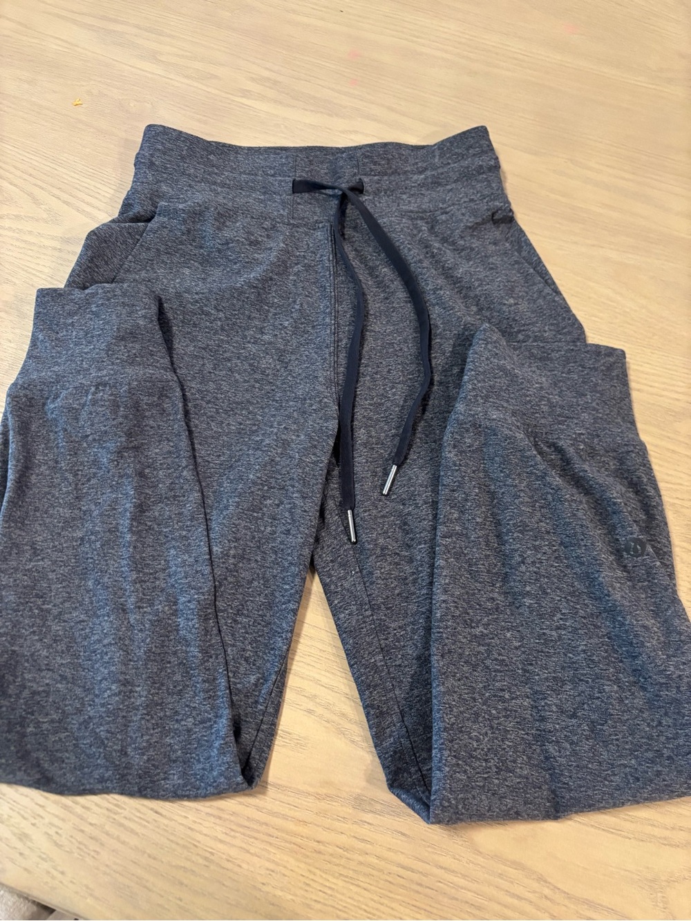 lululemon athletica Heathered Charcoal Drawstring Joggers